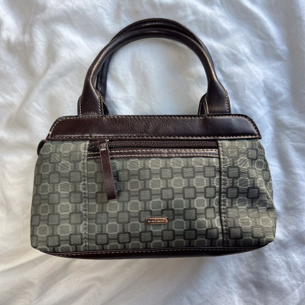 🍐Vintage Y2K Green & Brown Nine West Small Purse 🍐